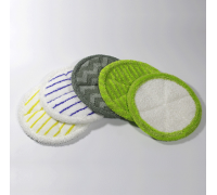 蒸汽拖把清洗布擦 超細(xì)纖維清潔拖把布 圓盤清潔布